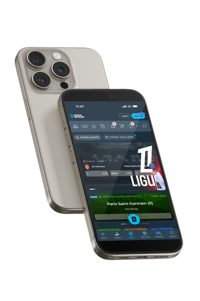Giga Spinz Mobiel Sporten
