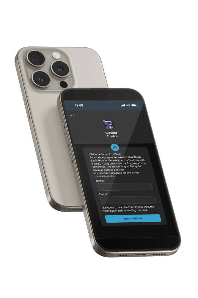 Giga Spinz Mobiele Ondersteuning