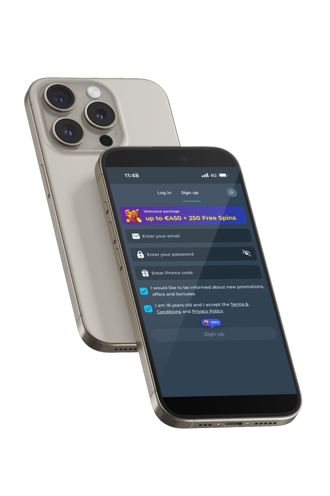 Giga Spinz Mobile Register